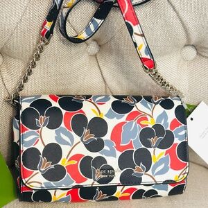 NEW Kate Spade Cameron Small Flap Crossbody Bag Breezy Floral Multiple